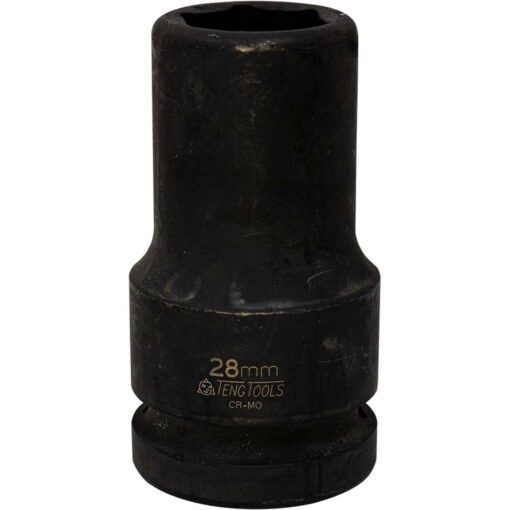 Teng 1in Dr. Thin Wall Deep Impact Socket 28mm Din