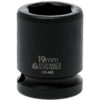 Teng 1/2in Dr. Impact Socket 19mm DIN