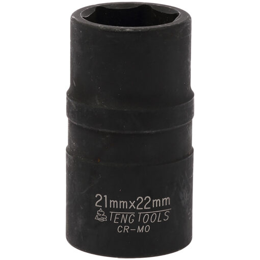 Teng 1/2in Dr. Impact Socket 21 x 22mm