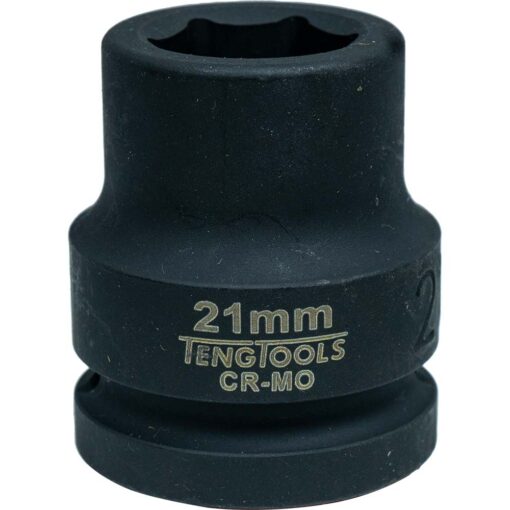 Teng 3/4in Dr. Impact Socket 21mm DIN