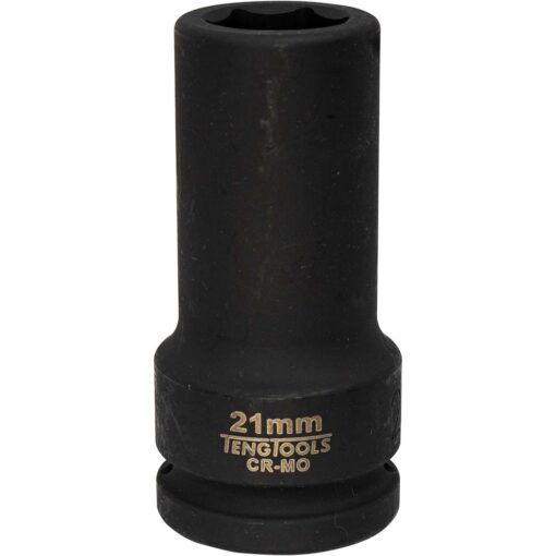 Teng 3/4in Dr. Deep Impact Socket 21mm DIN