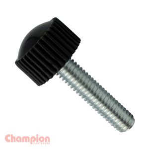 Champion Thumb Screws-Round Knurled - M6 x 25mm - Z/P