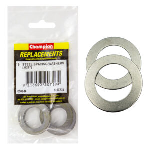 Champion 1-1/8 x1-3/4 x1/32in(22G) Steel Spacing Washer-15pk