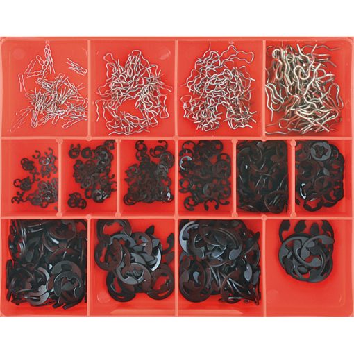 Champion 740pc E-Clip+Retainer Clip Assortment