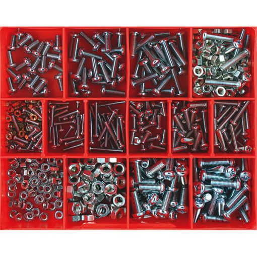 Champion 520pc Machine Screw & Nut Assortment (mm)