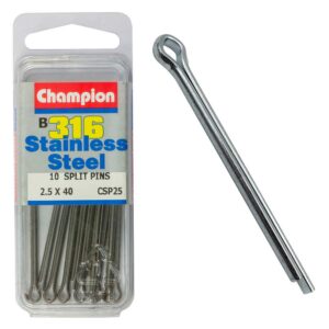 Champion 316/A4 Split Pin 2.5 x 40mm (B)