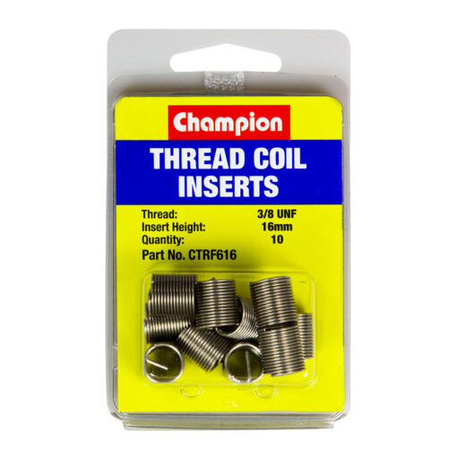 Champion 3/8in UNF x 16mm Thread Insert Refills -10pk