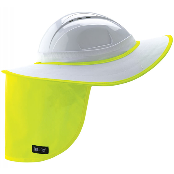 snap brim hard hat