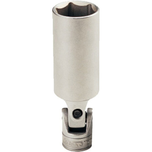 Teng 3/8in Dr. Uni-Joint Spark Plug Socket 16mm