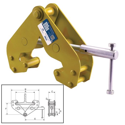 ITM Beam Clamp-3 Ton-320mm Beam Width