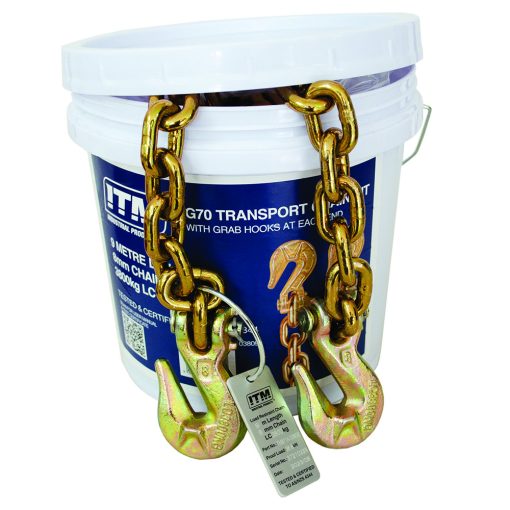 ITM G70 Transport Chain - 3.8 Ton Lashing Cap. - 9M Length