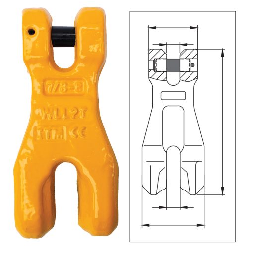 ITM G80 Clevis Shortening Clutch-10mm Chain