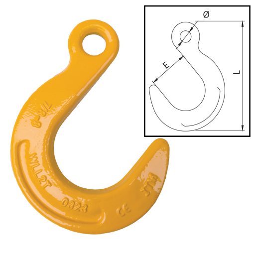 ITM G80 Eye Foundry Hook-7-8mm Chain