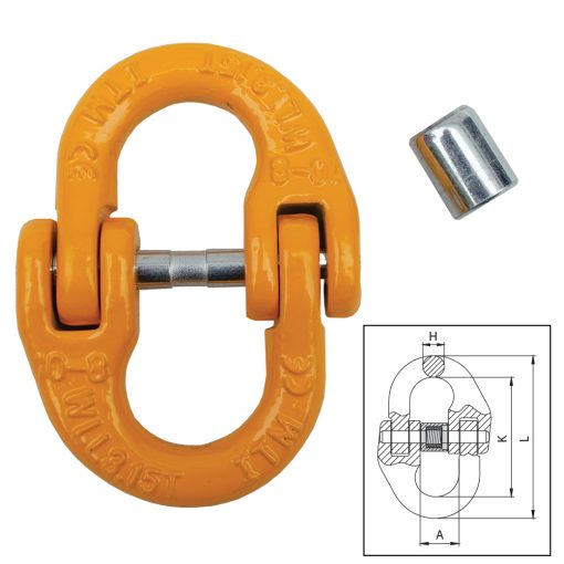 ITM G80 Component Connector - 32mm Chain