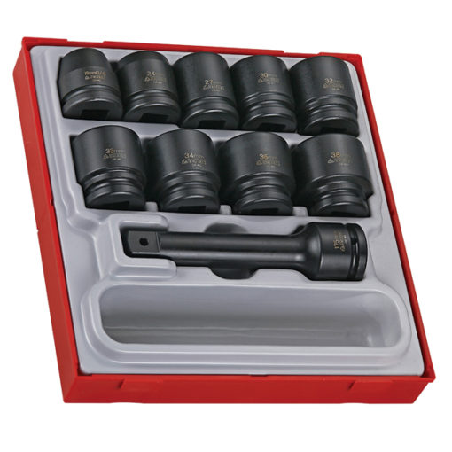 Teng 16pc 3/4in Dr. Imp Skt Set - TTD-Tray 19mm-38mm